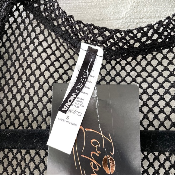 Fashion Nova Deep Sea Swim Coverup NWT - Picture 4 of 5